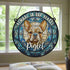 French Bulldog Tan Memorial Stained Glass Effect Suncatcher